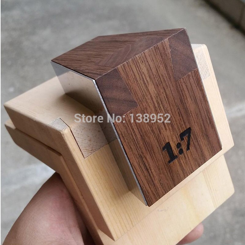 Japanese Black walnut Dovetail Saw Guide Set 1:4 1:6 1:7 1:8 Joinery Cutting Guide Angle Saw Guide Woodworking Tool Durable