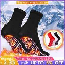 1 Paar Magnetische Therapie Sokken Toermalijn Self-Verwarming Sokken Voor Mannen Vrouwen Winter Warm Outdoor Anti-Bevriezing Warmer voeten Sokken