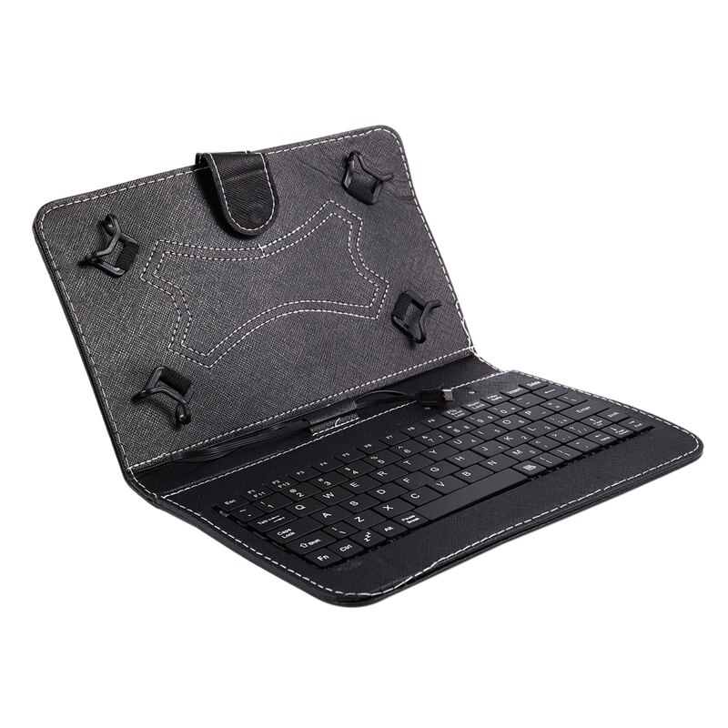 Keyboard And Case For 7-Inch Tablets (7 Inch USB TO Mini USB Keyboard, Black): Default Title
