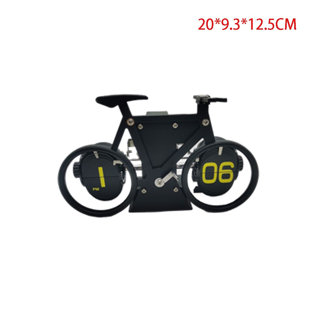 Flip Clock Retro Scale Digital Stand Auto Flip Desk Table Clock Reloj Mesa Despertador Flip Internal Gear Operated Quartz Clock: F