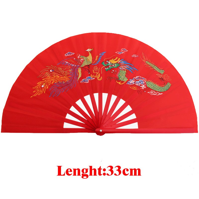 Éventail Kung fu Tai chi en bambou de 33cm, haut de gamme, main droite, Arts martiaux, produits Wushu