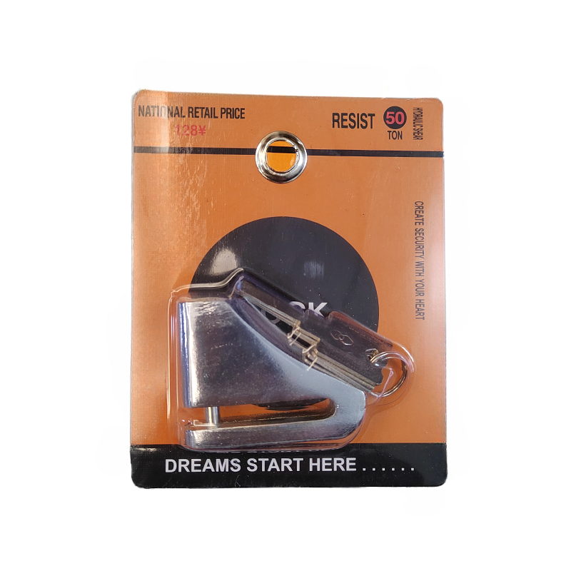 Lucchetti per ruote per scooter per moto Lucchetti per freni a disco Lucchetti per mozzi Accessori per la sicurezza dei veicoli elettrici per biciclette Lucchetto per moto: Arancione