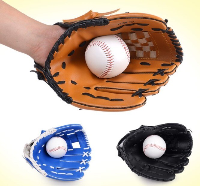 Buitensporten Bruin Baseball Handschoen Softbal Praktijk Apparatuur Maat 10.5/11.5/12.5 Linkerhand voor Volwassen Man Vrouw Training