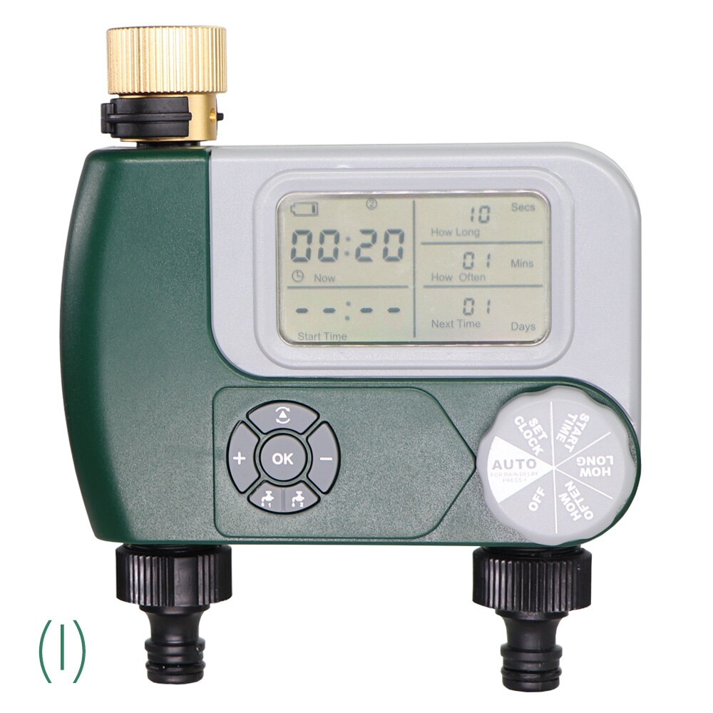 Smart Home Garden LCD Display Watering Timer Automatic Electronic Controller 1/2&amp;3/4'' Drip Irrigation Greenhouse: I