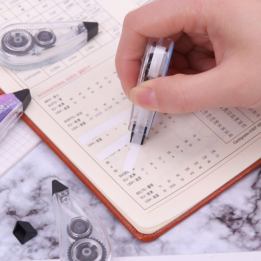 4PCS/1Set Kawaii Starry Sky Tipo Correção Corrector Fita Diário Papelaria Material Escolar material de Escritório Escola