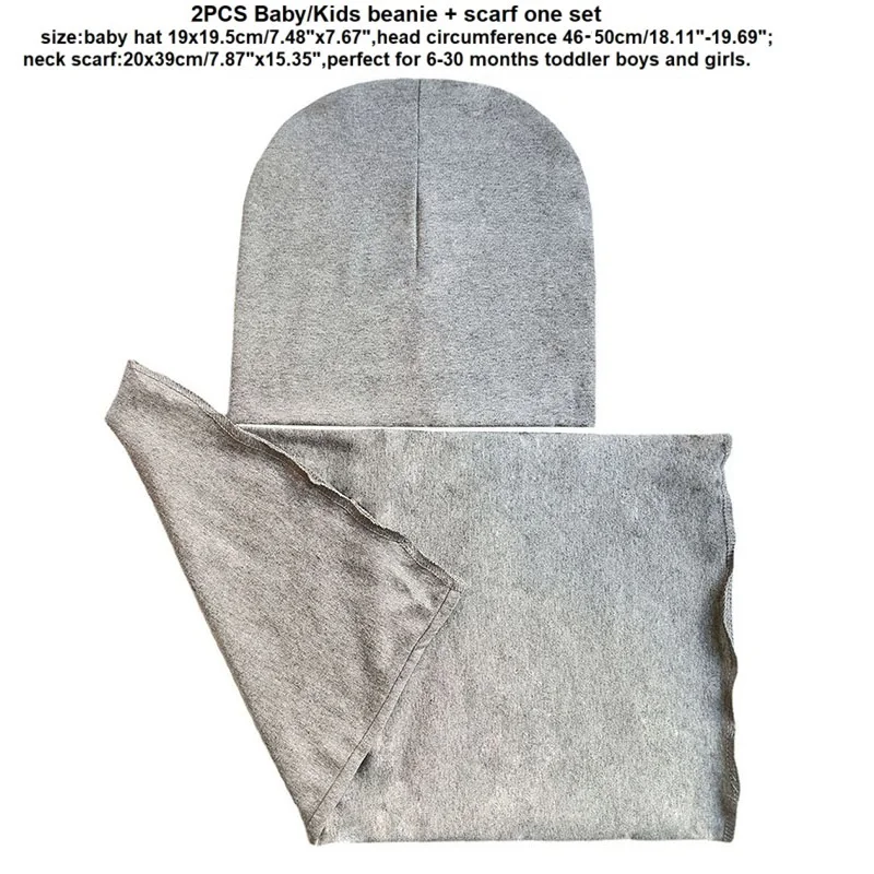Kindermuts, sjaal, herfst/winter, effen kleur, warme peutermuts, sjaal voor meisjes en jongens, babymutsenset, nekwarmer voor kinderen
