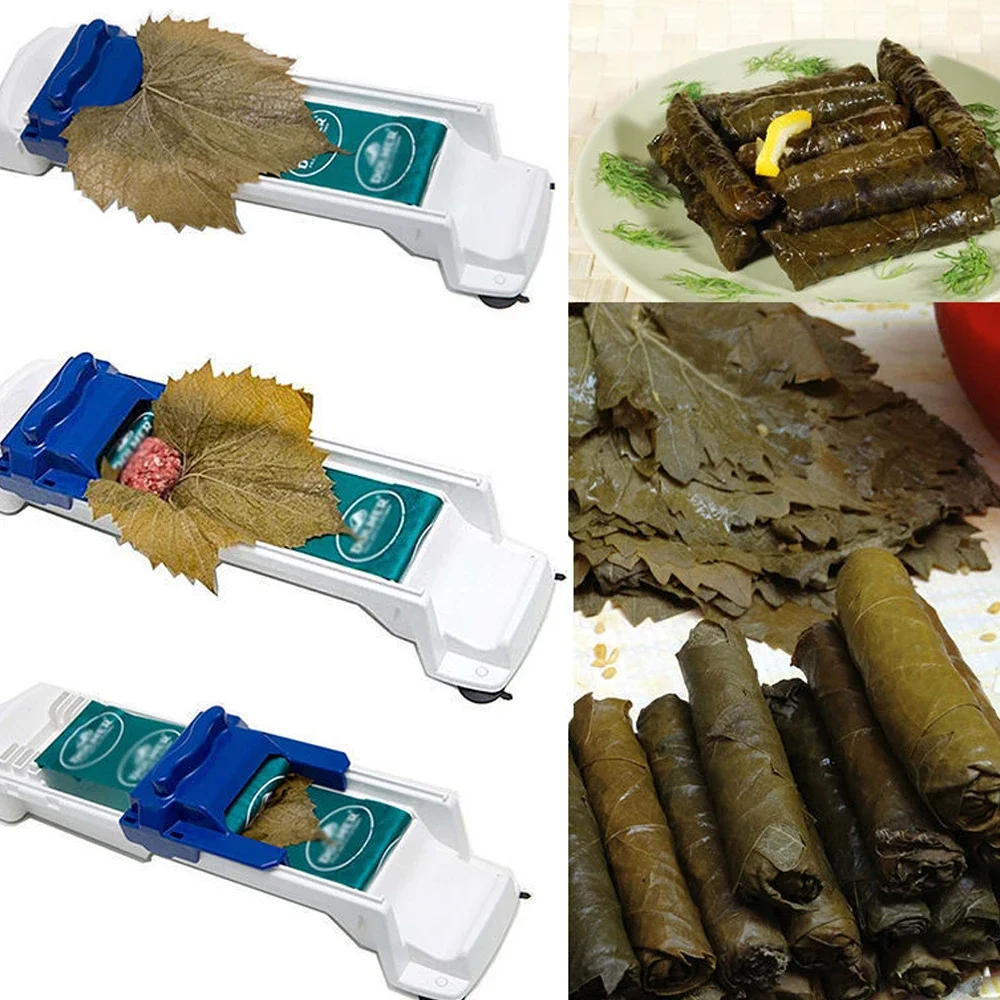 Herramienta de enrollado de hojas de repollo, rodillo de carne de verduras, máquina de rodillo Dolmer, Yaprak Sarma de uva rellena, accesorios de cocina, suministros para el hogar