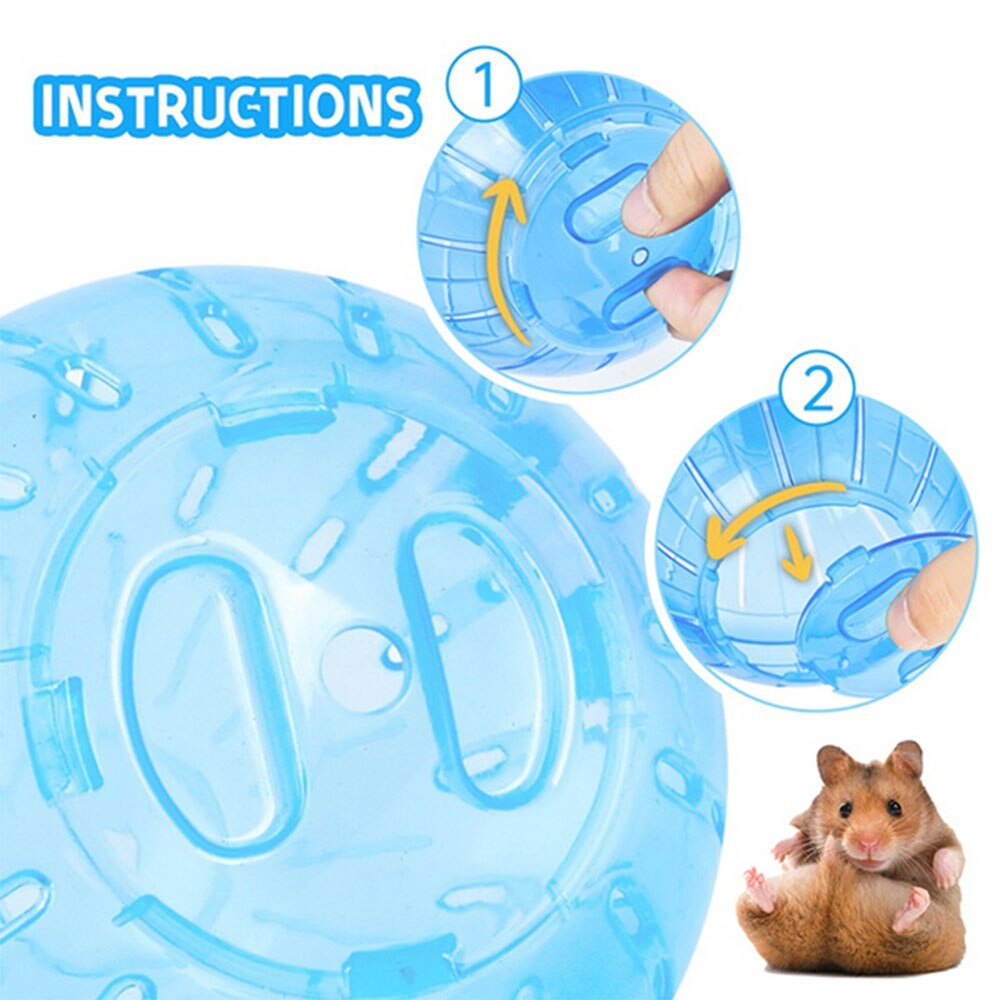 10/12cm Hamster Running ball Hamster Ball Toys Exercise Jogging Running Balls for Small Pet Chinchilla Rodent Gerbil Rat Product