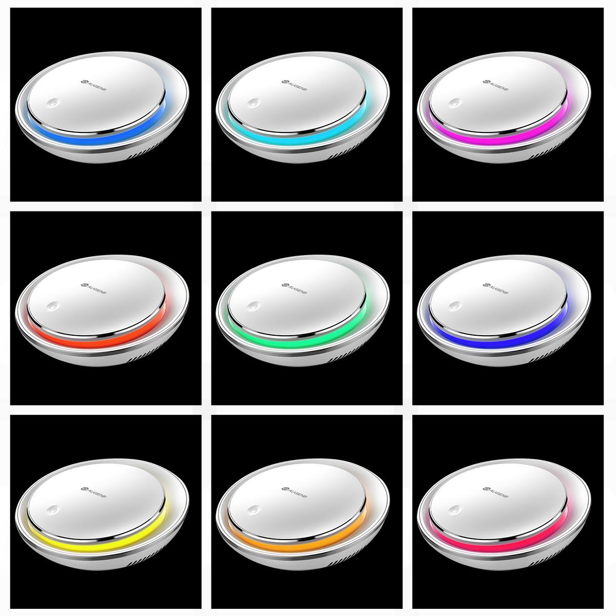 AUGIENB Anion purificateur d'air HEPA filtre filtre à Air frais Anion voiture purificateur d'air pour voiture maison bureau aromathérapie RGB lumières