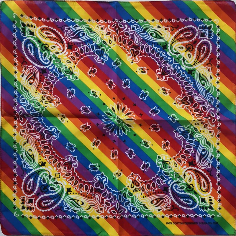 Pañuelo cuadrado de algodón para hombre y mujer, Bandana Unisex de estilo Hip Hop, banda para el pelo de Cachemira a la , bufanda para el cuello y la muñeca, pañuelo mágico