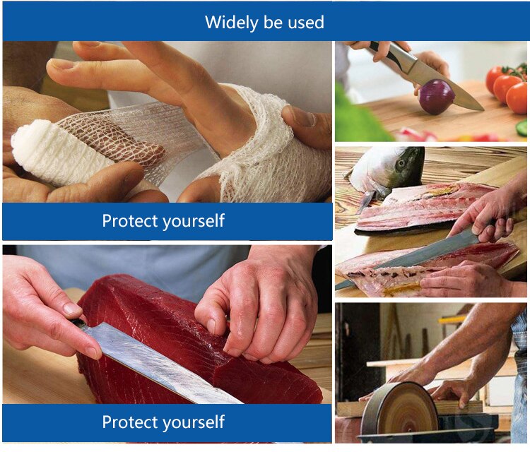 Beskyttelse anti-skærehandsker stål arbejde håndsikkerhed skærebestandige stikkehandsker rustfrit stål metalhandske slagterhandsker