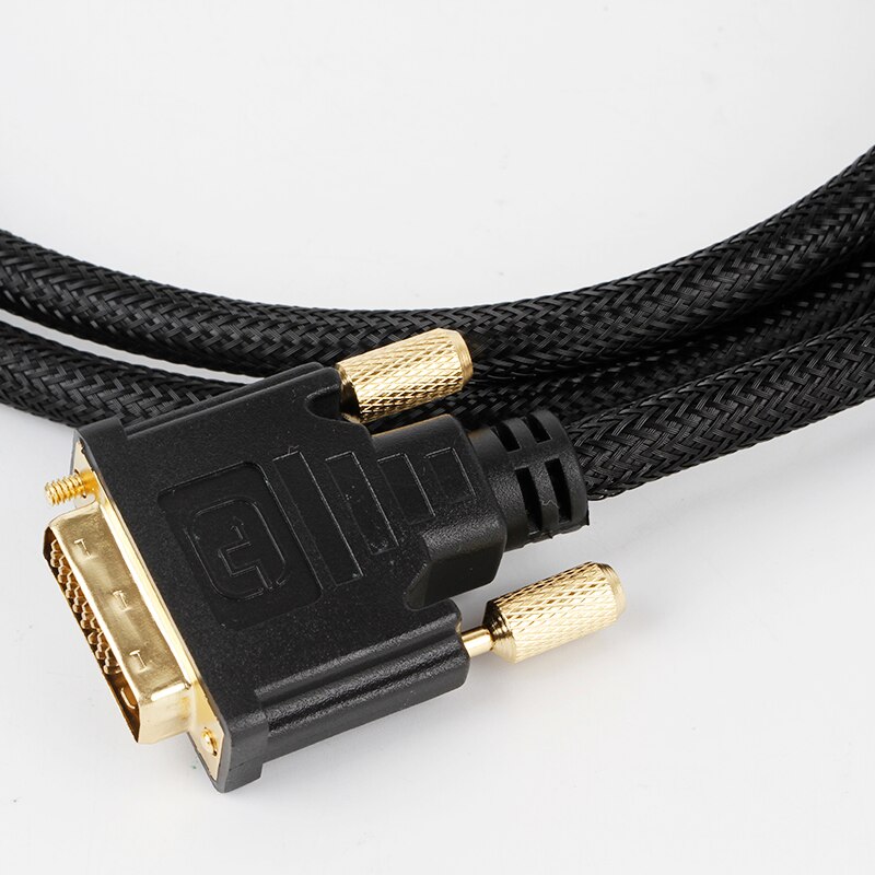 CHOSEAL HDMI To DVI Cable DVI 24+1 Pin Adapter 4K 1080P Bi-directional DVI D Male to HDMI Male Converter Cable for LCD DVD HDTV