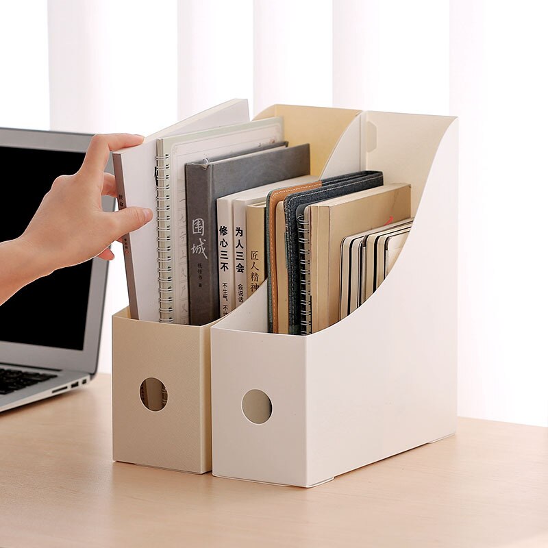 Kontor dokument fil opbevaringsboks sammenfoldelig desktop organizer multifunktionelle bøger blyant diverse opbevaring box office forsyninger