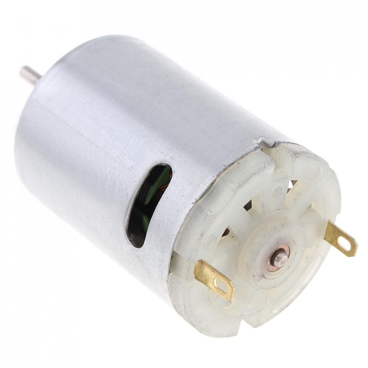 RS385 12V 3.9A 9800RPM DC Motor Remote Control Car Motor Electric Toy Motor Hair Dryer Motor with Carbon Brush for Toy Model