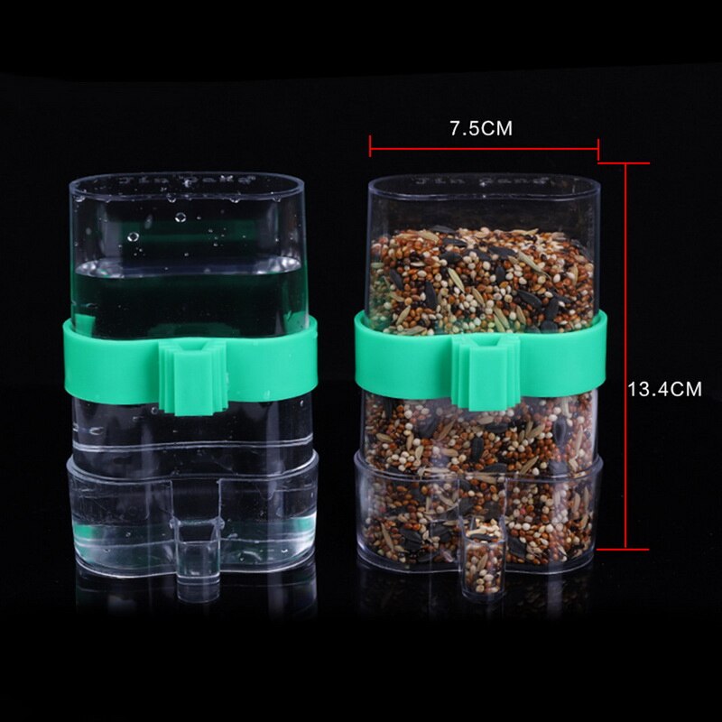 Birds Feeders Automatic Water Trap Birds Cage Supplies Bird Cage Accessories Bird Drinking Fountain Parrot Utensils