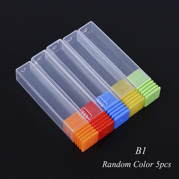 Caixa de armazenamento para manicure, estojo organizador acrílico para lixa e contêiner, caixa de armazenamento para lixa de unha CHA35-1: B1