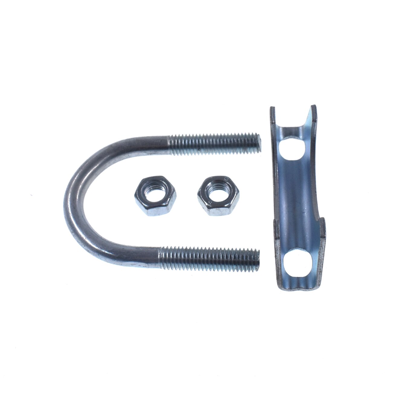 2 Pcs 1.41 Inch M8 Universal U Bolt Exhaust Clamps Heavy Duty Clamp With Nuts