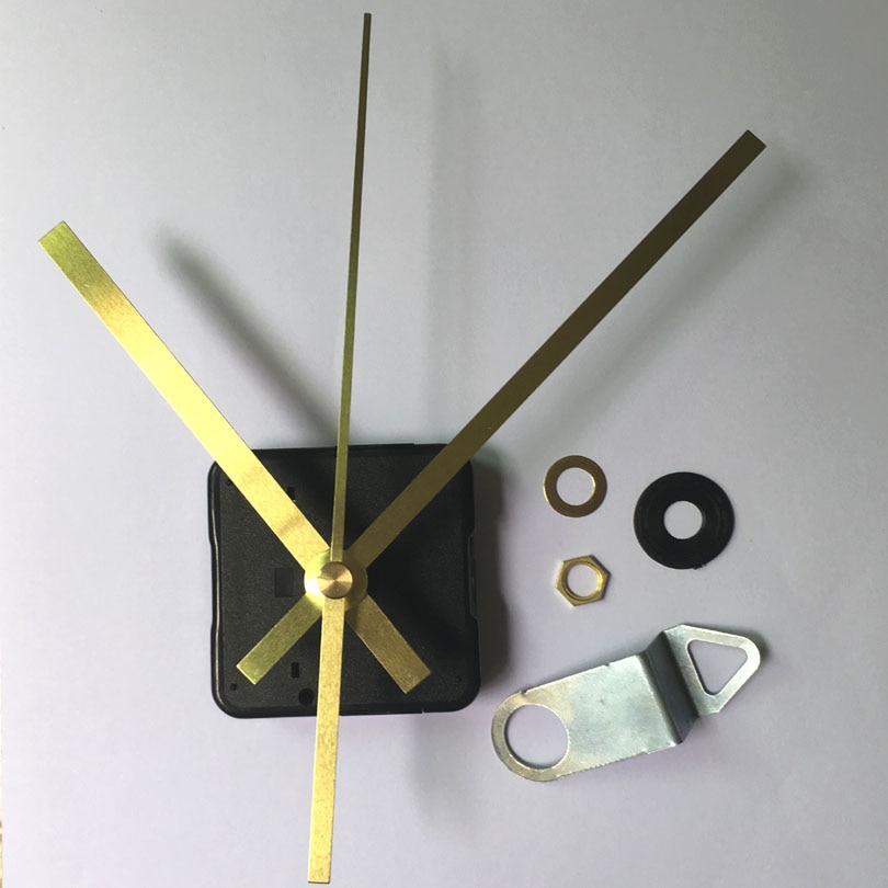 5 oro manos escaneo en Mute de movimiento de cuarzo reloj para reparación de mecanismo de reloj del reloj DIY accesorios eje 20mm JX070