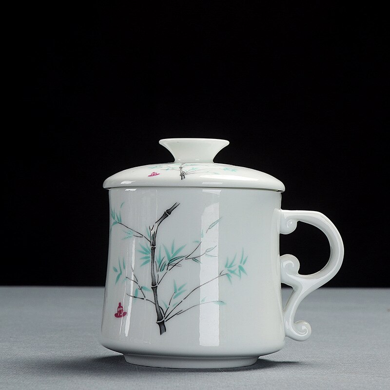 Kinesisk filter te kop porcelæn celadon tekop sæt tekande drinkware keramik kina kung fu te sæt keramisk kop kinesisk