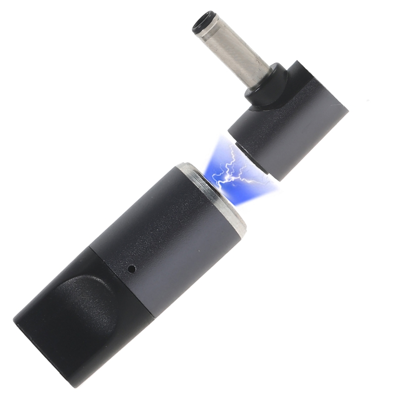 Convenient 100w magnetic power adapter type-c  zu 2.5/3.0/3.5/4.0/4.5/4.8/5.5/6mm dc plug for laptop: 4.5 x 0.6 mma