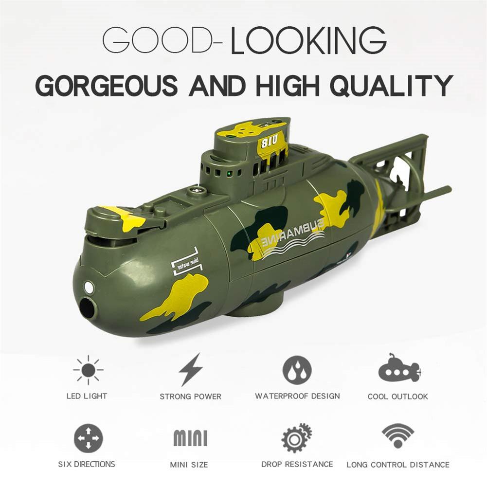 Speed Radio Afstandsbediening Elektrische Mini RC Submarine Kids Speelgoed