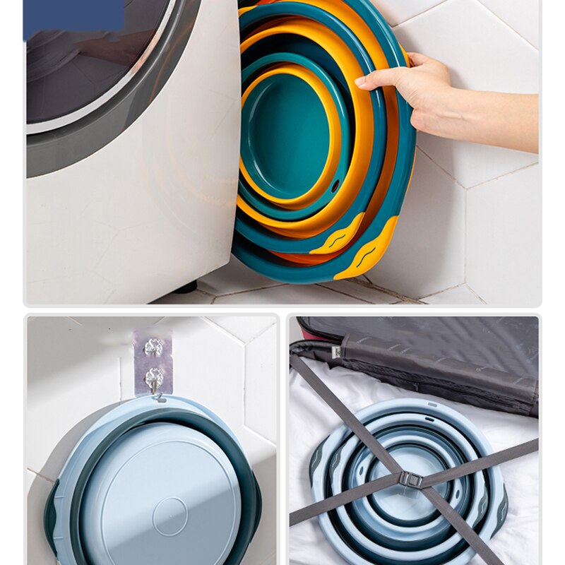 39cm pliable en plastique et Portable bassins lavabos pliant buanderie baignoire salle de bains cuisine accessoires voyage pliant lavabo