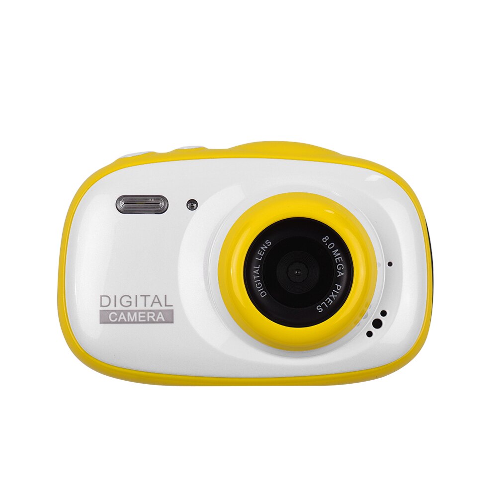 Mini Kids Digitale Camera Lcd Display 3 Meter Waterdicht Ingebouwde Oplaadbare Lithium Batterij Verjaardag Festival Voor Kids: Yellow