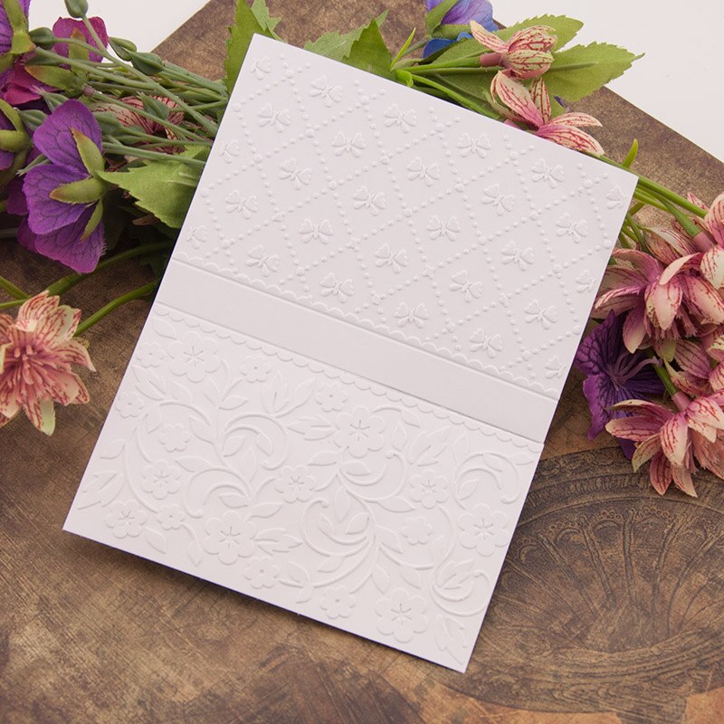 Carpeta de grabado de encaje de flores, decoraciones de mariposa de plástico para hacer tarjetas, sellos, papel de álbum de recortes, carpetas artesanales, álbum DIY