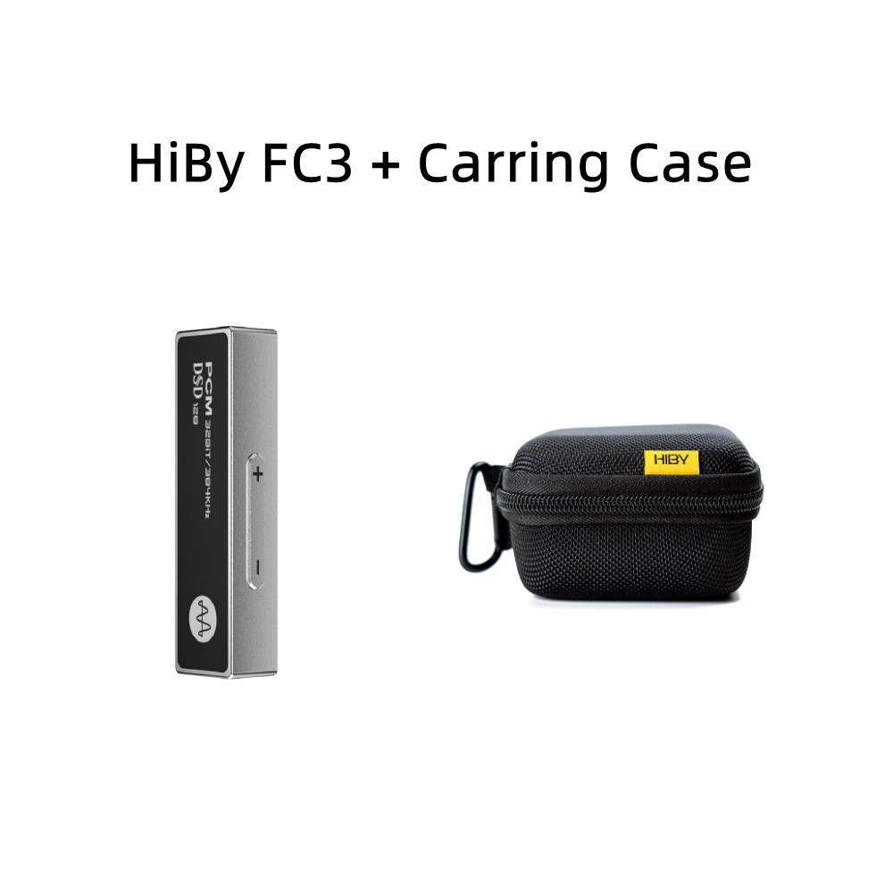 HiBy FC3 portátil MQA 8X Dongle tipo C USB DAC Audio decodificador de alta fidelidad amplificador de auriculares DSD128 3,5 Jack para Android iOS Mac Win10