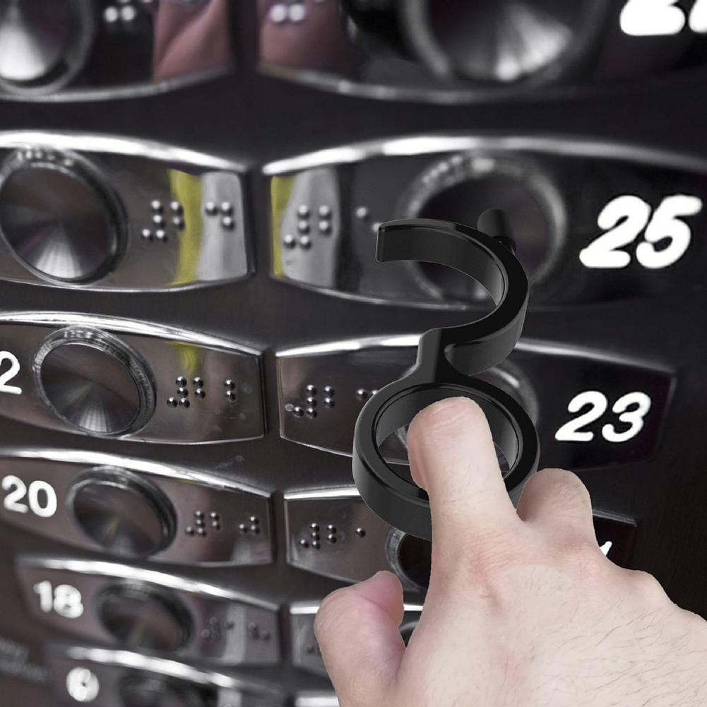 Newest Avoid Contacting Tool Door Opener Portable Stick Non-contact Hygiene Hand Press Elevator Tool #35