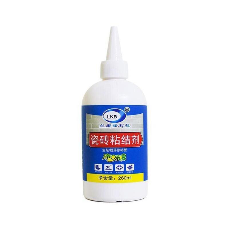 Adesivo per piastrelle 260ml colla per colla per riparazione piastrelle per uso domestico colla per colla per piastrelle resistente facile da incollare adesivo per riparazione sciolto: Default Title