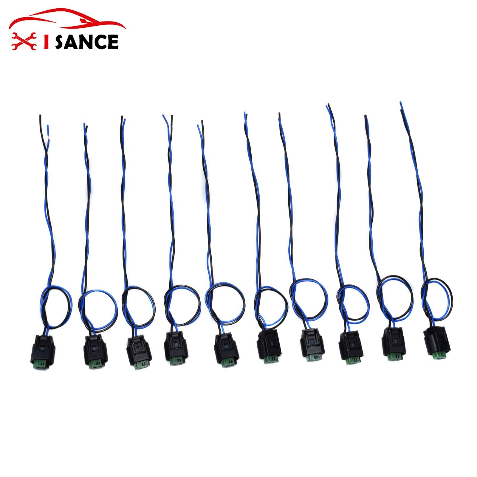 EXTERNAL AIR AMBIENT TEMPERATURE TEMP SENSOR Socket Plug AND Wire FOR BMW MINI: 10 PCS