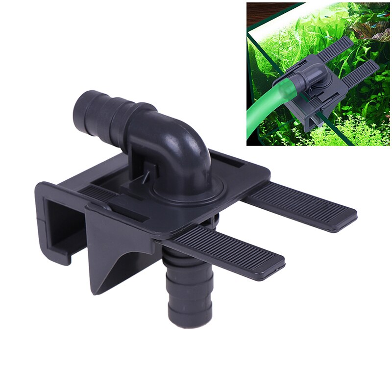 1 x Aquarium Water Pipe Connector Fish Tank Mount Holder Inflow Outflow Stretchable