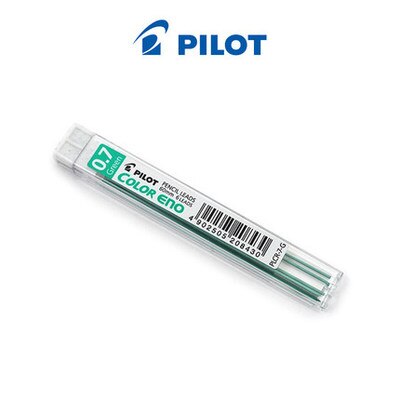 Pilot Farbe Eno Mechanische Bleistift HCR-197 0,7mm Für Skizze Manga Schreiben PLCR-7 Farbe Bleistift Blei: Green Refill