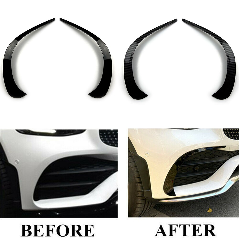 For Mercedes Benz GLC X253 GLC260 GLC300 Car Front Bumper Spoiler Air Vent Outlet ABS Trim Cover