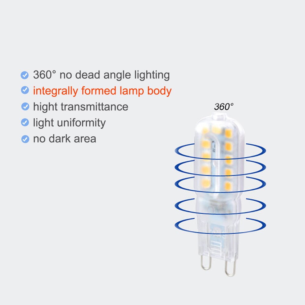 G9 Led-lampen 220 V 110 V Dimmbare 14/22/32 LEDs SMD 2835 LED G9 Lampe Licht ersetzen 20 W/40 W/60 W Halogen Licht-emittierende Diode Lampen