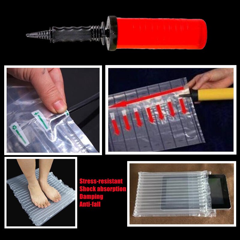 50MX20CM Inflatable Air Buffer PE Packaging Bump Filling Air Column Protect Bubble Bag Anti-Pressure Shock Express Mail Pocket