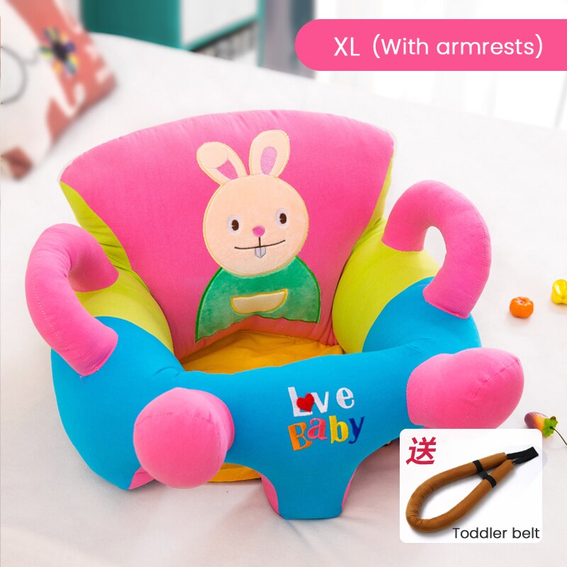 Infant Shining Baby Sofa Chair Baby Learn to Sit artifact 3 months 6 months Children Kids Sofa Training Chair Stool Anti-fall: D