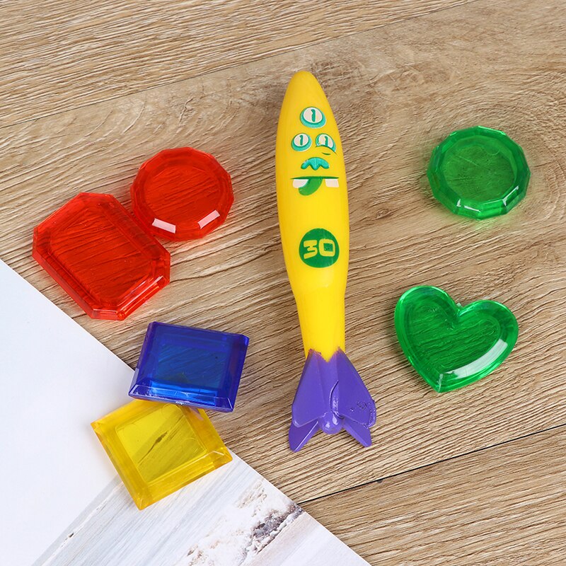 1 zestaw = 7 sztuk torpeda rakieta rzucanie zabawki basen nurkowanie gry letnie torpedy bandyci dzieci podwodne nurkowanie kije zabawka