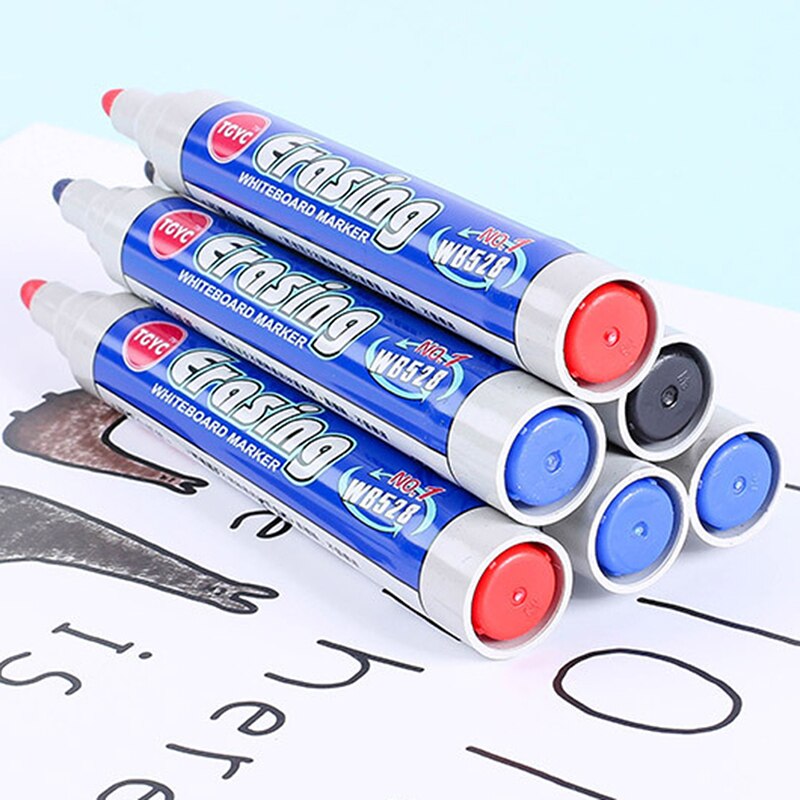 Marker Vilt Markeerstift Zwart Uitwisbare Whiteboard Voor Kantoor School Accessoires