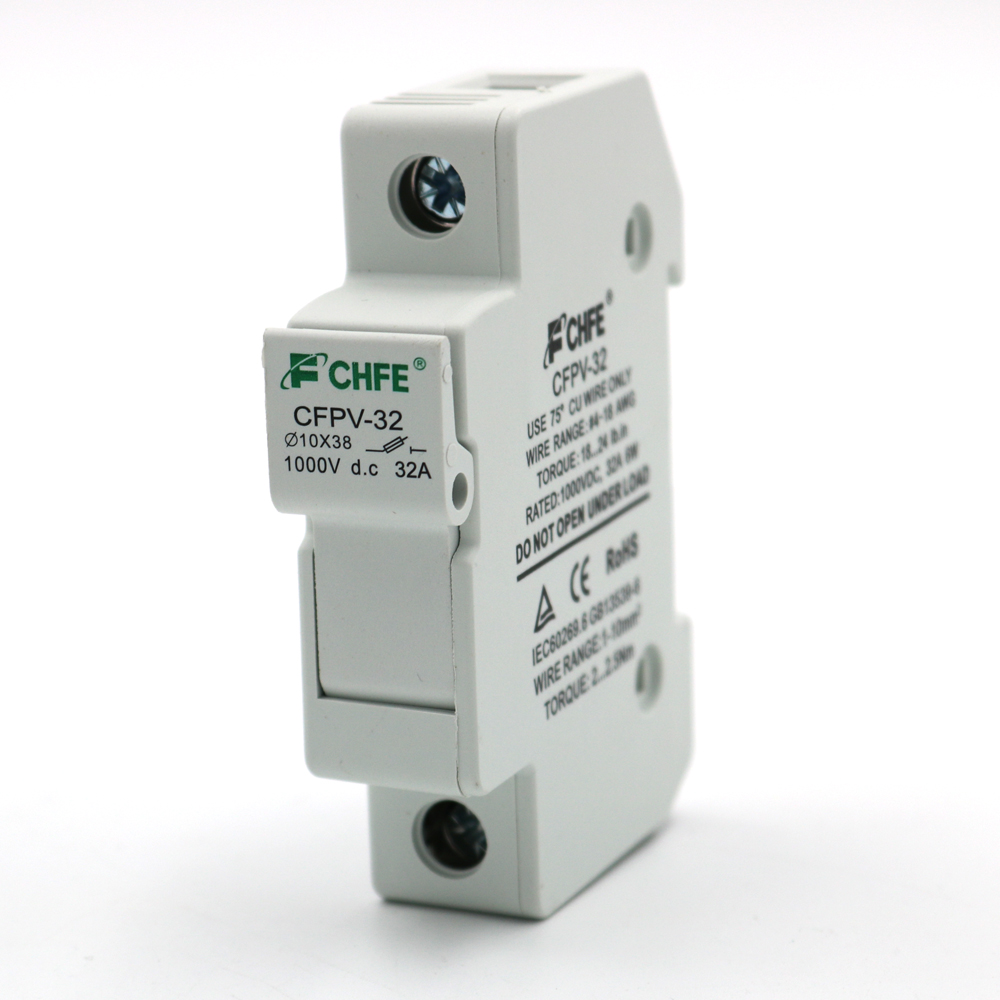 2pcs x PV Solar Fuse 5A/10A/15A/20A/30A 1000V DC Connector Fusible With Fuse Holder for PV PV Solar System Protection 10x38mm