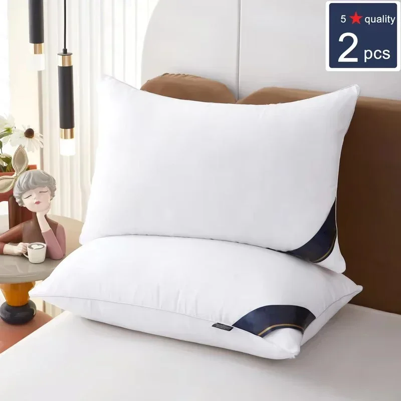 Hotel collection pillow – high-quality pillow for sleeping – supportive and comfortable, medium-firm, hypoallergenic