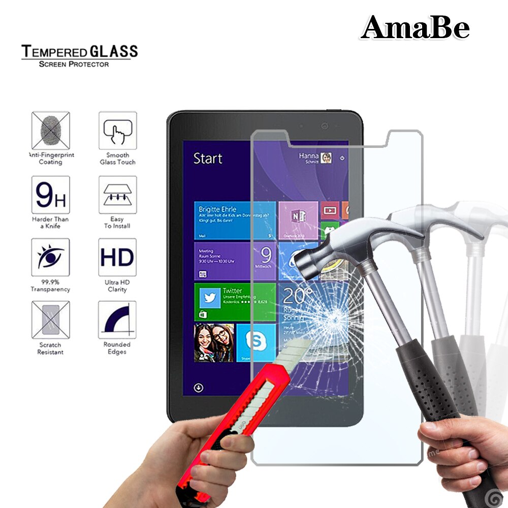 Premium Tempered Glass for Dell Venue 8 3840 / 8 Pro 5830 / 8 Pro 5855 Anti-Shatter Tablet Screen Protector Protective Film: Dell Venue 8Pro 5855