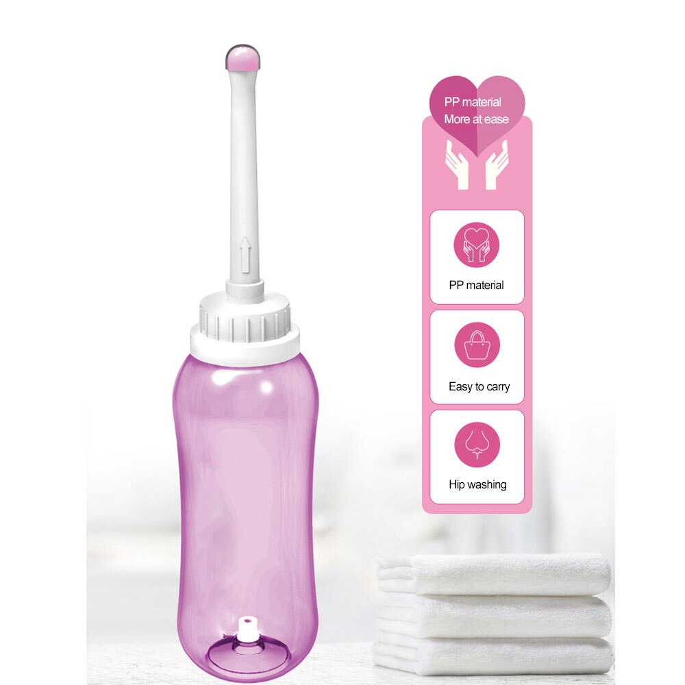 Travel Personal Cleaner Sprayer Seat Bidet Toilet Hand Held Tackle Portable Washer Bottle Hygiene Washing