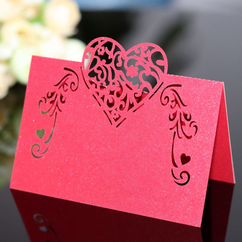 50 cartões do lugar do nome da mesa da decoração da festa de casamento do cartão da localização dos pces para banquetes eventos fontes da festa de casamento