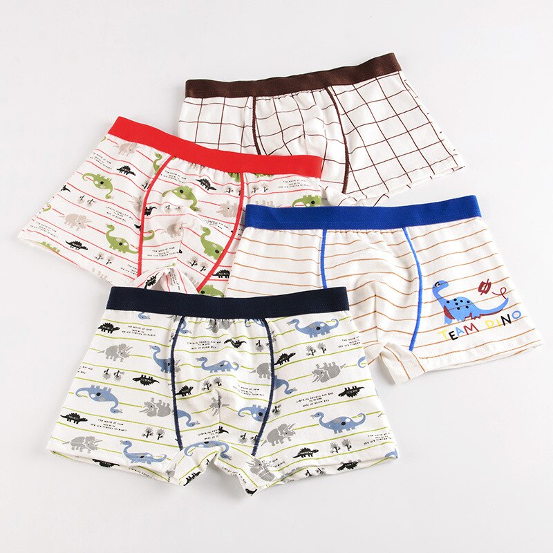 Boys Clothes Teen Underwear Panties Kids Cotton 6 Pieces Lot