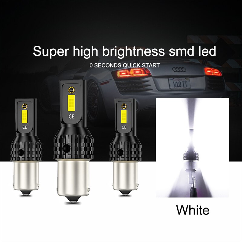 Nlpearl 1x lámpara de señal P21/5w Bay15d 1157 bombilla Led 3570 SMD P21w Led 1156 Ba15s Bau15s Py21w luz de freno de señal de giro de coche 12-24V
