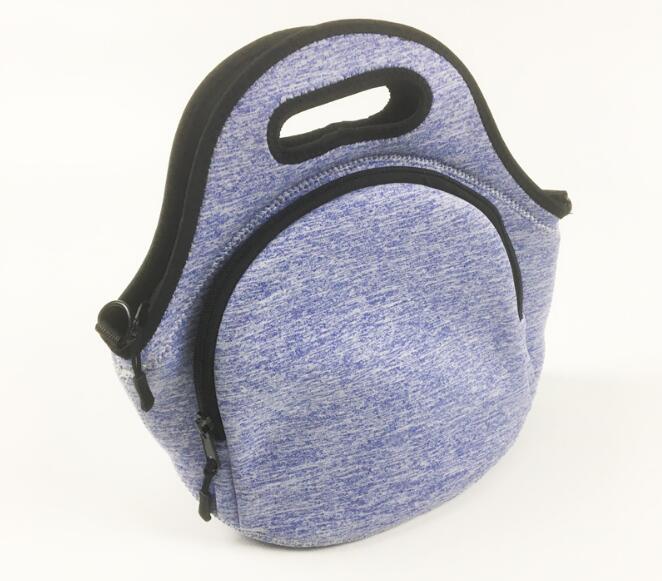 Lunch bag shoulder strap lunch box bag neoprene diving material lunch box insulation bag