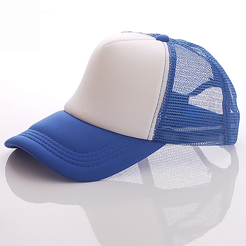 Unisex Attractive Baseball Cap Trucker Mesh Blank Visor Adjustable Sun Hat