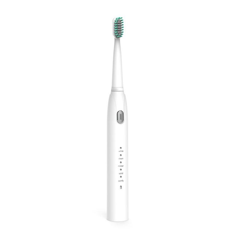 Electric Toothbrush Ultrasonic Electric Toothbrush Five-speed Adult Household Soft Hair USB Charging Electric Toothbrush: Default Title